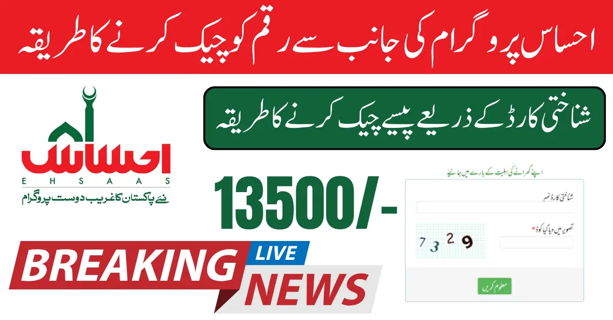 8171 Ehsaas Program 2025 Check Online